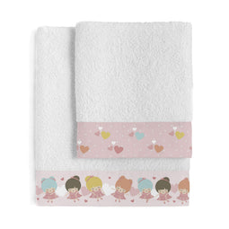 Happy Friday Towel Dancing Pack of 2 Multicolor
