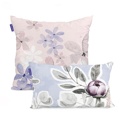 Happy Friday Delicate bouquet Cushion cover 50x50 + 50x30 cm