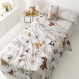 Happy Friday Dino family Duvet cover set 2 pieces