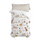 Happy Friday Dino family Duvet cover set 2 pieces