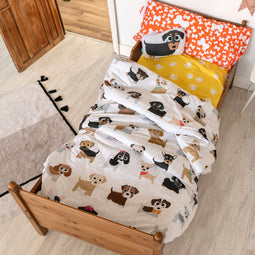 Happy Friday Dogs Duvet cover set 2 piece