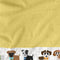 Happy Friday Dogs Towel set Pack of 2 Mustard