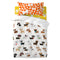 Happy Friday Dogs Duvet cover set cot 2 piece