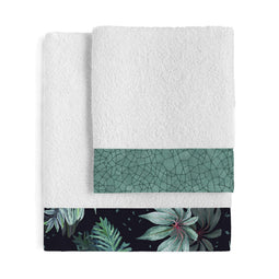 Happy Friday Ebony Towel set Pack of 2