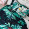 Happy Friday Ebony Duvet cover