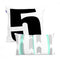 Happy Friday Five Cushion cover 50x50 + 50x30 cm