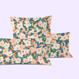 Happy Friday Flower power Pillow cover