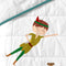 Happy Friday Flying boy Bedspread Cot 100x130 cm