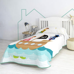 Happy Friday Flying boy Bedspread