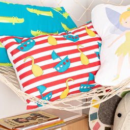 Happy Friday Flying boy Cushion cover 50x30 cm