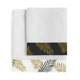 Happy Friday Foliage Towel set Pack of 2