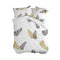 Happy Friday Foliage Duvet cover