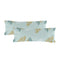 Happy Friday Foliage mint Pillow cover
