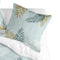 Happy Friday Foliage mint Pillow cover