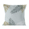 Happy Friday Foliage mint Pillow cover