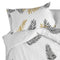 Happy Friday Pillow cover Foliage 45x110 cm (x2) Multicolor