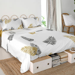 Happy Friday Foliage Bed sheet