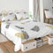 Happy Friday Foliage Bed sheet