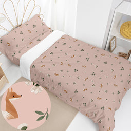 Happy Friday Duvet cover set 2 pieces Fox forest 180x220 cm (Single) Multicolor