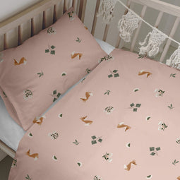 Happy Friday Duvet cover set 2 pieces Fox forest 100x120 cm (Cot) Multicolor