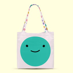 Happy Friday Funny faces Tote bag 43x42 cm