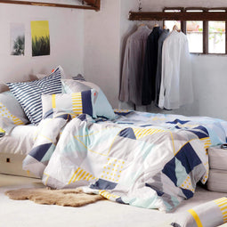 Happy Friday Geo dot Duvet cover
