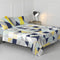 Happy Friday Geo dot Bed sheet