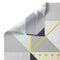 Happy Friday Geo dot Bed sheet