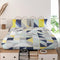 Happy Friday Geo dot Bed sheet
