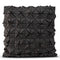 Happy Friday Geo felt Decorative cushion cover 50x50 cm Black