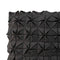 Happy Friday Geo felt Decorative cushion cover 50x50 cm Black