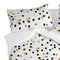 Happy Friday Pillow cover Golden dots 45x110 cm (x2) Multicolor