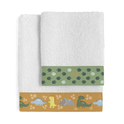 Happy Friday Happydino Towel set Pack of 2