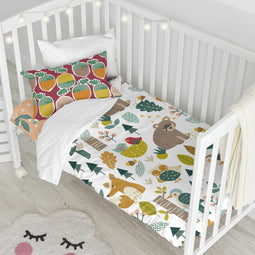 Happy Friday Harvestwood Duvet cover set cot 2 piece