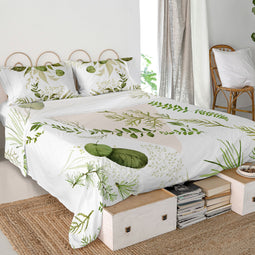 Happy Friday Herbal Bed sheet
