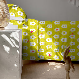 Happy Friday House (D) Duvet cover set 2 pieces 155x220 cm (Single)