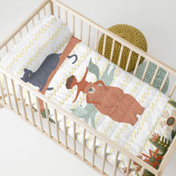 Happy Friday Bedspread Jungle life 100x130 cm (Cot) Multicolor