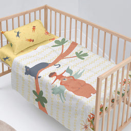 Happy Friday Jungle life Sheet set cot 2 pieces