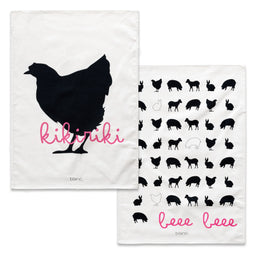 Happy Friday Kikiriki Tea towel (2 pc) 70x50 cm