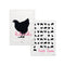 Happy Friday Kikiriki Tea towel (2 pc) 70x50 cm