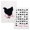 Happy Friday Kikiriki Tea towel (2 pc) 70x50 cm