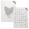 Happy Friday Kikiriki Tea towel (2 pc) 70x50 cm
