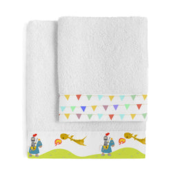 Happy Friday Knight Towel set Pack of 2