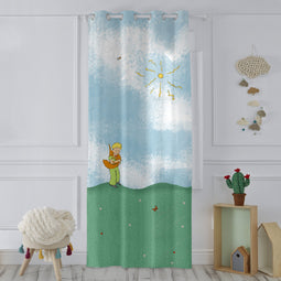 Happy Friday Curtain Le printemps 140x265 cm Multicolor