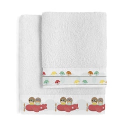 Happy Friday Learning to fly Towel set Pack of 2