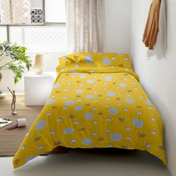 Happy Friday Les planetes (D) Duvet cover set 2 pieces 155x220 cm (Single)