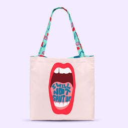 Happy Friday Lips Tote bag 43x42 cm