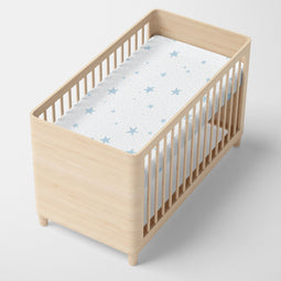 Happy Friday Little star Fitted sheet Blue