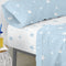 Happy Friday Little star Fitted sheet Blue