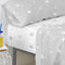 Happy Friday Little star Fitted sheet Grey